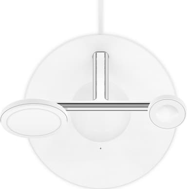 Belkin 3-i-1 MagSafe kompatibel Qi2 oplader, 15W