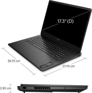 HP Omen 17 R5-8HS/16/512/4050 17,3" bærbar gaming computer