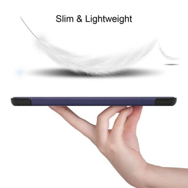 SKALO Samsung Tab S8 Trifold Flip Cover - Mørkeblå