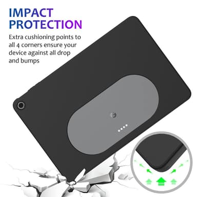 SKALO Google Pixel Tablet Silikone Coverl - Sort