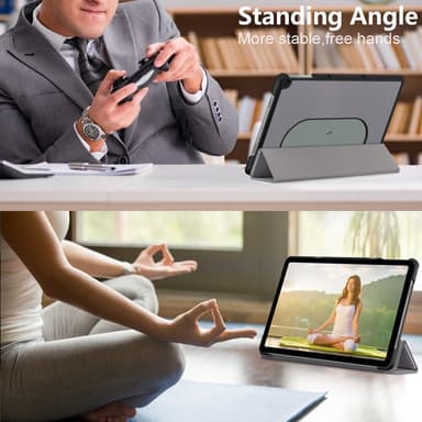 SKALO Google Pixel Tablet Trifold Flip Cover - Grå
