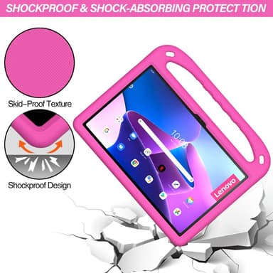 SKALO Lenovo Tab P11 Gen 2 Børneskal med håndtag og stativ - Pink