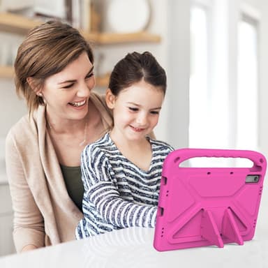 SKALO Lenovo Tab P11 Gen 2 Børneskal med håndtag og stativ - Pink