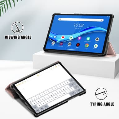SKALO Lenovo Tab M10 FHD Plus 10.3"" Trifold Flip Cover - Rosa guld