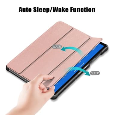 SKALO Lenovo Tab M10 FHD Plus 10.3"" Trifold Flip Cover - Rosa guld