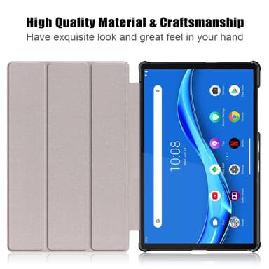 SKALO Lenovo Tab M10 FHD Plus 10.3"" Trifold Flip Cover - Rosa guld