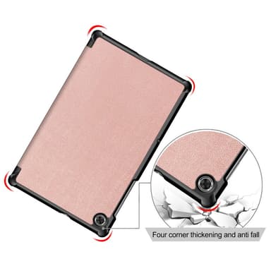 SKALO Lenovo Tab M10 FHD Plus 10.3"" Trifold Flip Cover - Rosa guld
