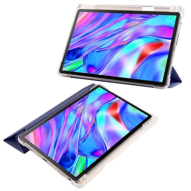 SKALO Lenovo Tab P11 Gen 2 Trifold Etui med gennemsigtig bagside - Mørkeblå