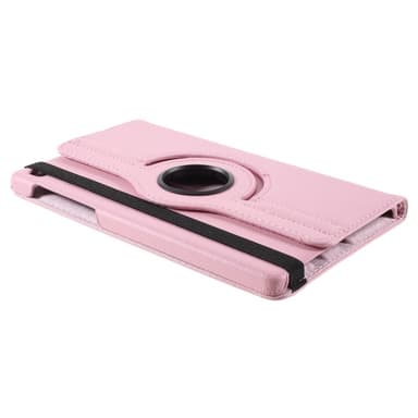 SKALO Samsung Tab A7 Lite 360 Litchi Flip Cover - Pink