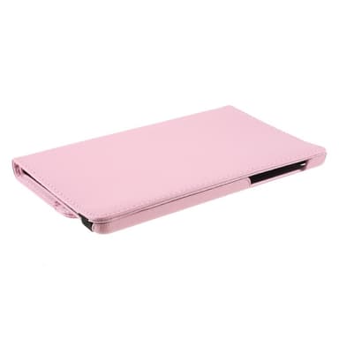 SKALO Samsung Tab A7 Lite 360 Litchi Flip Cover - Pink