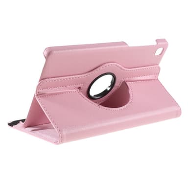 SKALO Samsung Tab A7 Lite 360 Litchi Flip Cover - Pink