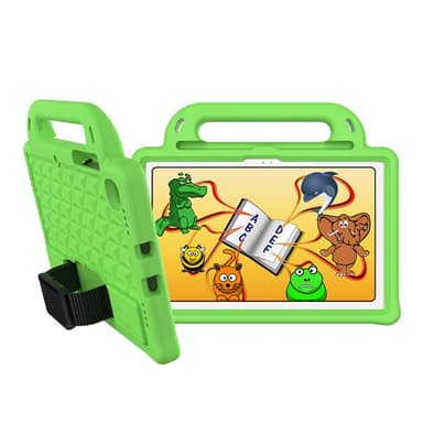 SKALO Samsung Tab S6 Lite Rhombus Cover med håndtag - Grøn