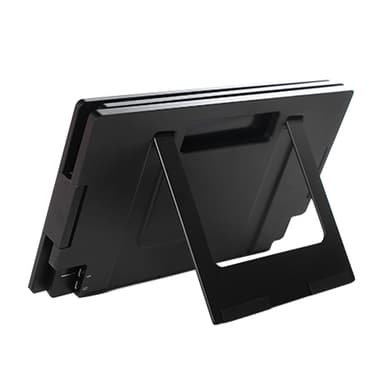 NÖRDIC Dual Portable 15.6"" skærme med teleskopstativ til bærbar 15-17,3"", FHD 1080P, Mac/Windows, USB-C forbindelse