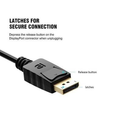 NÖRDIC DisplayPort skulle HDMI-adapter ho 4Kx2K i 30Hz 4,96Gbps belagte stik 20cm