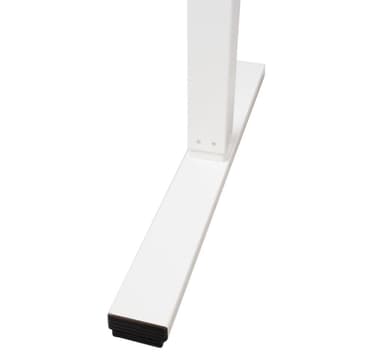 Skrivebord ERGO med 1 motor 120x60xH73-121cm, hvid/eg