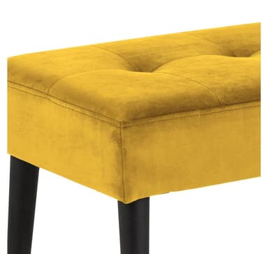 Bænk GLORY 38x95xH45cm, gul