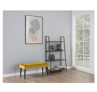 Bænk GLORY 38x95xH45cm, gul