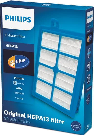 Philips s-filter HEPA 13 udblæsningsfilter FC8038/01