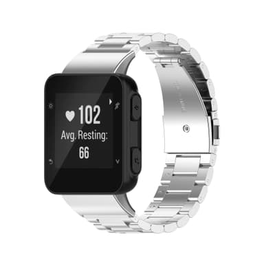Garmin Approach S10 armbånd rustfrit stål 7 dele Sølv