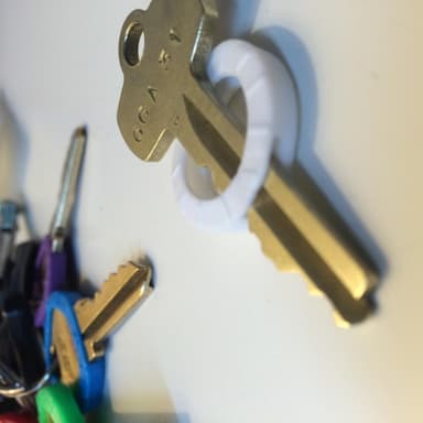Silikone nøglecover med nøglering identifikator 32-pak