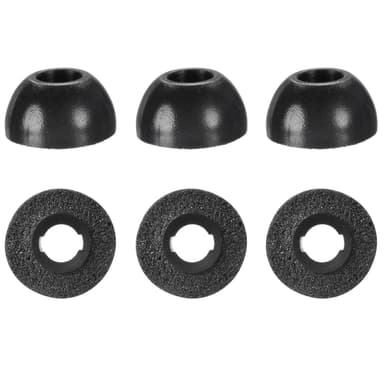 3 par 3 størrelser L/M/S Erstatningsørespidser til Samsung Galaxy Buds Pro Sort