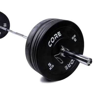 Core vægtstangssæt Bumper 100kg