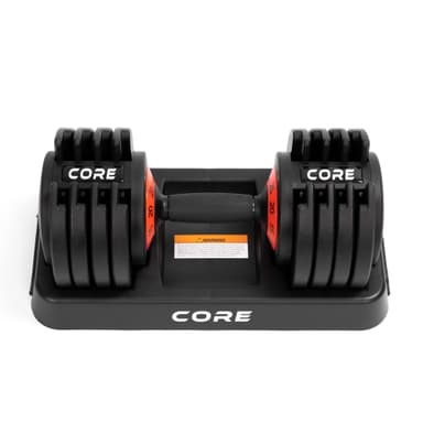 Core 2 x justerbar håndvægt, 50kg