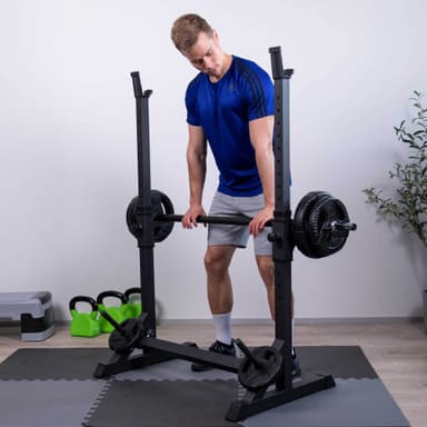 Core Half Rack Squat Rack 107X60X150 cm, sort