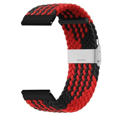 Flettet Elastik Armbånd Amazfit GTR 3 Pro - Rød/Sort