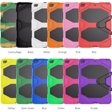 SKALO iPad 9.7 (2018) Extra Shockproof Armor Shockproof Cover - Sort