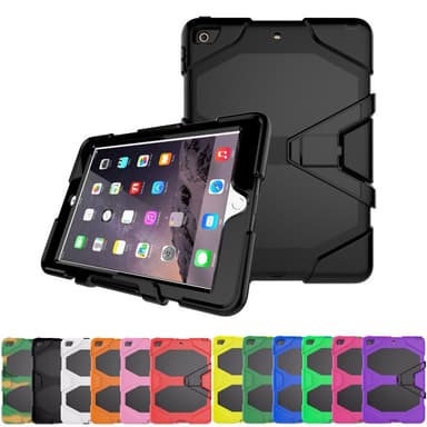 SKALO iPad 9.7 (2018) Extra Shockproof Armor Shockproof Cover - Sort