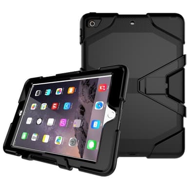 SKALO iPad 9.7 (2018) Extra Shockproof Armor Shockproof Cover - Sort