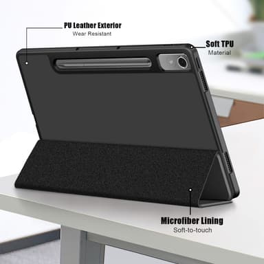 SKALO Lenovo Tab P12 Trifold Flip Cover - Sort