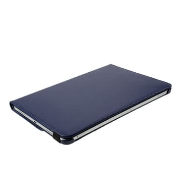 SKALO iPad Pro 12.9 (Gen 4/5/6) 360 Litchi Flip Cover - Mørkeblå