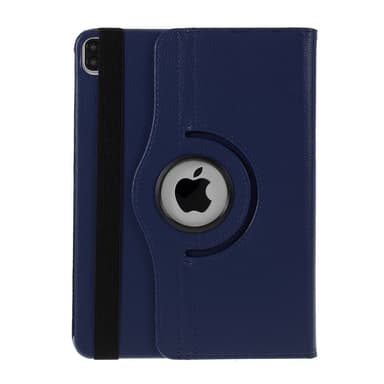 SKALO iPad Pro 12.9 (Gen 4/5/6) 360 Litchi Flip Cover - Mørkeblå
