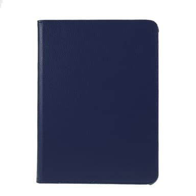 SKALO iPad Pro 12.9 (Gen 4/5/6) 360 Litchi Flip Cover - Mørkeblå