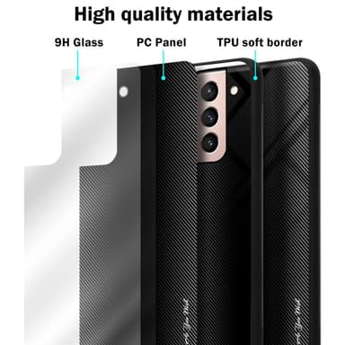 Cover Samsung Galaxy S21 5G Etui Case (Sort)