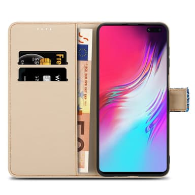 Samsung Galaxy S10 5G Pungetui Cover Case (Blå)