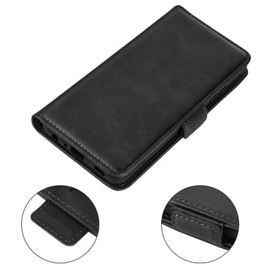 SKALO Xiaomi 14 Ultra 5G Premium Wallet Flip Cover - Sort