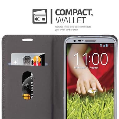 LG G2 MINI Pungetui Cover Case (Grå)
