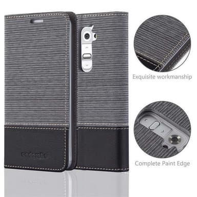LG G2 MINI Pungetui Cover Case (Grå)