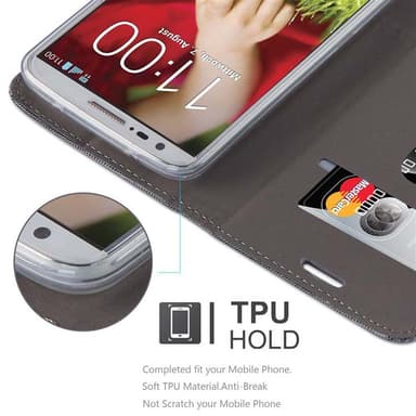 LG G2 MINI Pungetui Cover Case (Grå)