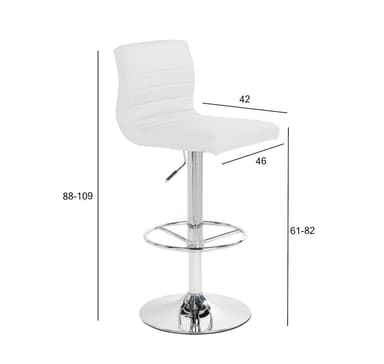 Barstol AURA hvid