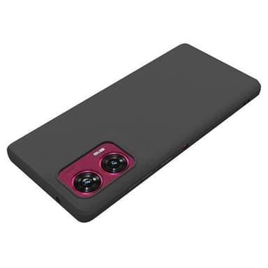 SKALO Motorola Edge 50 Fusion Matte Black Ultra-tynd TPU Cover