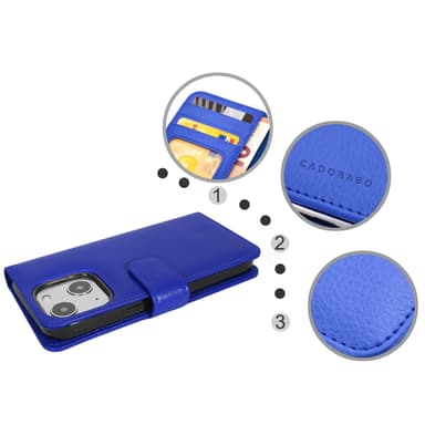 iPhone 13 MINI Pungetui Cover (Blå)
