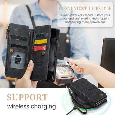 Samsung Z Fold6 CaseMe CaseMe C30 Flip Cover - Sort