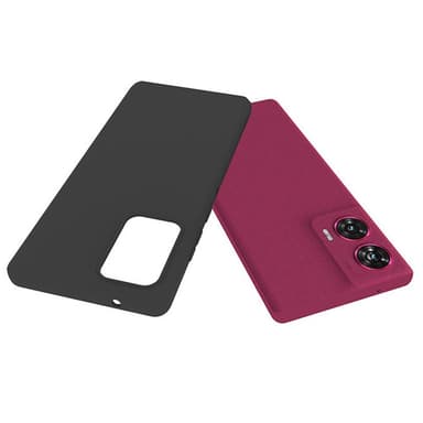 SKALO Motorola Edge 50 Fusion Matte Black Ultra-tynd TPU Cover