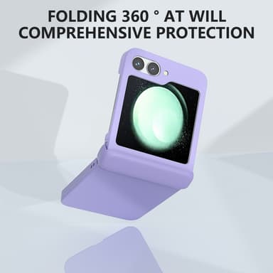 SKALO Samsung Z Flip6 Ultratynd Skin-touch Fold Cover - Lilla