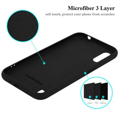 Samsung Galaxy A01 Cover Etui Case (Sort)