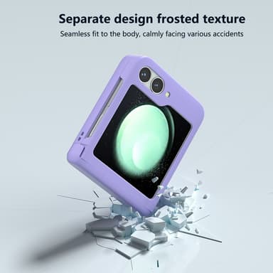 SKALO Samsung Z Flip6 Ultratynd Skin-touch Fold Cover - Lilla